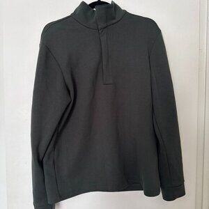 Men's Mango MNG‎ Performance Quarter Zip Pullover Sweatshirt